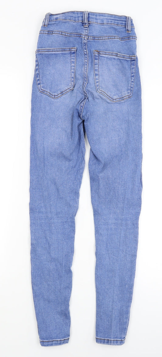 Denim Co Womens Blue Skinny Jeans Size 8 L26 in
