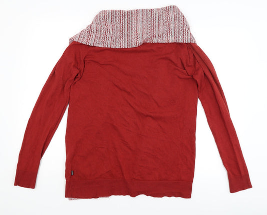 G3000 Womens Red Cardigan Jumper Size M