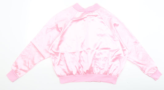 Preworn Womens Pink Full Zip Jumper Size L