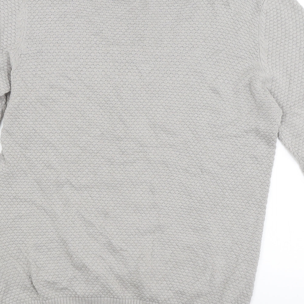 VRS Womens Grey Cardigan Jumper Size M
