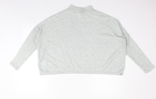 Divided Womens Green Pullover Jumper Size S