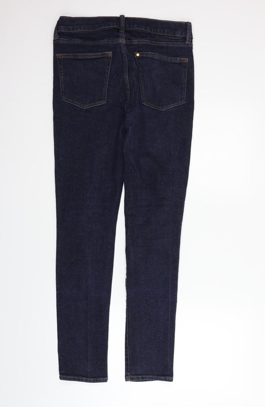 deniem Womens Blue Straight Jeans Size 32 in L33 in