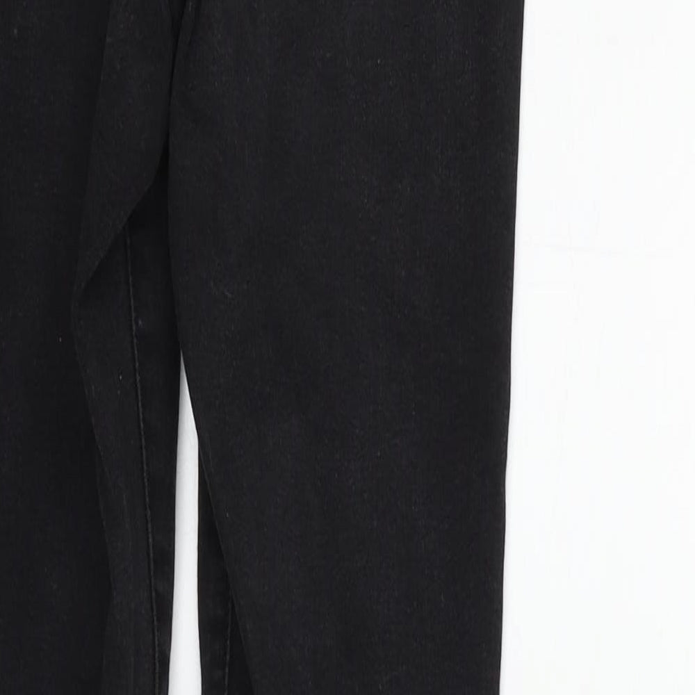 deniem & co Womens Black Straight Jeans Size 10 L28 in
