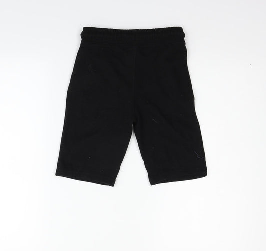 TU Girls Black Jogger Trousers Size 8 Years