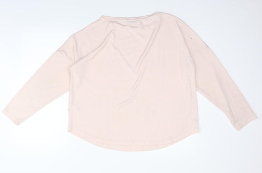 Marks and Spencer Womens Orange Pullover Jumper Size 16