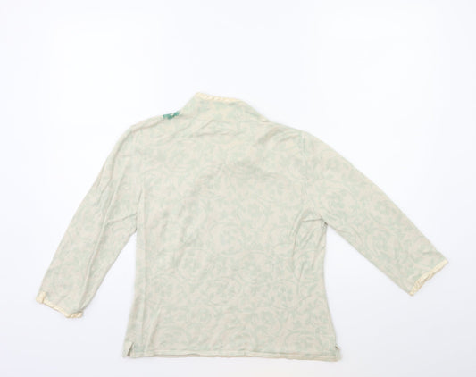Kaliko Womens Green Pullover Jumper Size 12