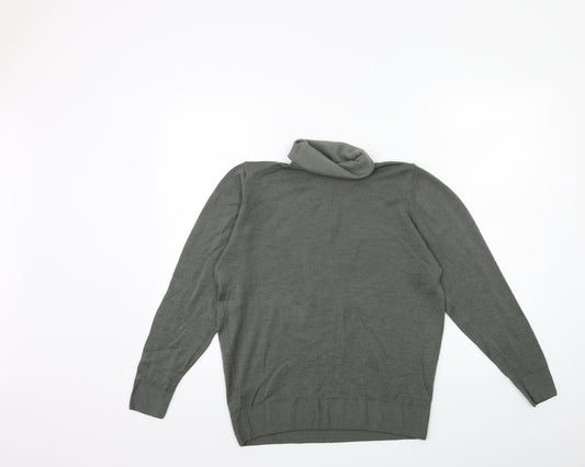 Marks and Spencer Womens Grey Knit Pullover Jumper Size 10