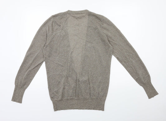 NEXT Womens Gold Knit Pullover Jumper Size 16