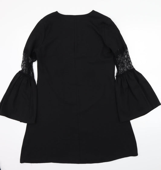 Ad lib Womens Black A-Line Size 8