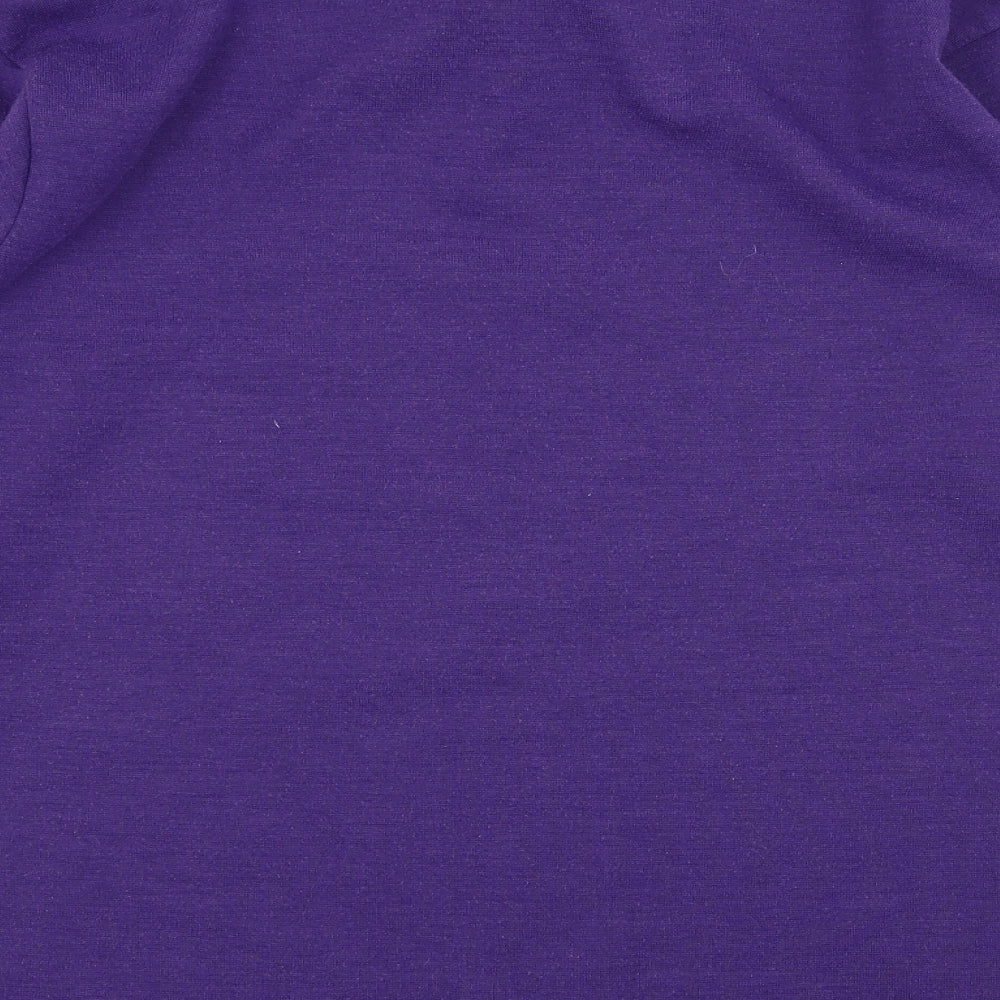 Willsport Mens Purple Knit Pullover Sweatshirt Size XL