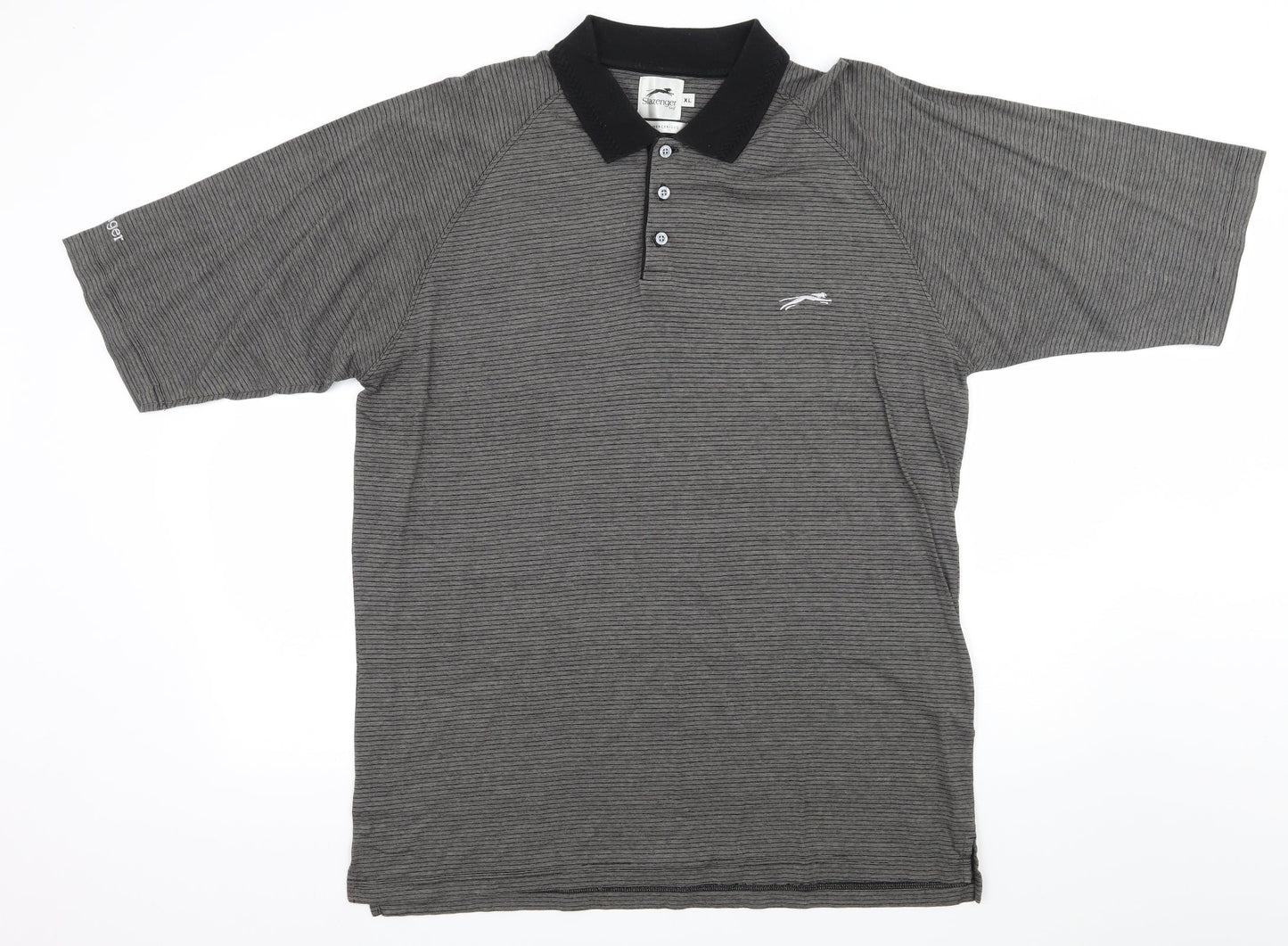 Slazenger Mens Green Jersey Polo Size XL