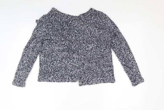 Alison sheri Womens Blue Knit Cardigan Jumper Size S