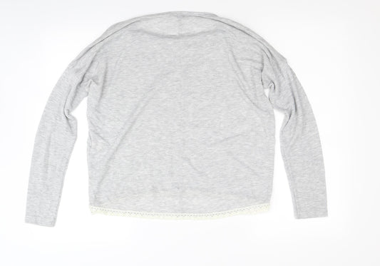 Stradivarius Womens Grey Pullover Jumper Size M