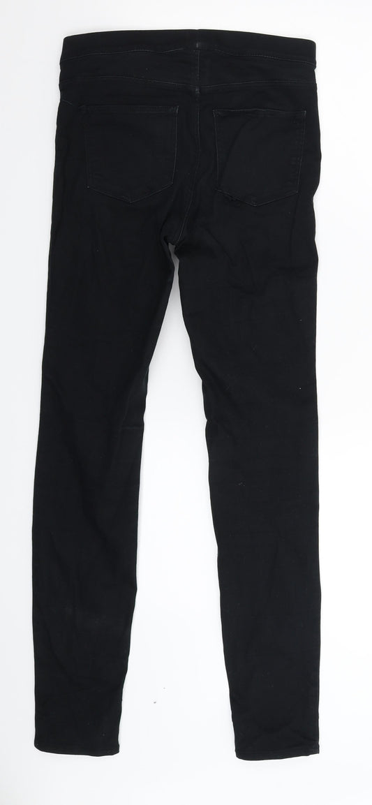 H&M Womens Blue Denim Jegging Jeans Size 8 L29 in
