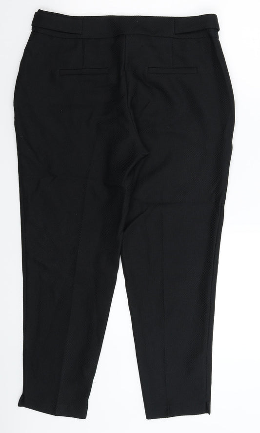 Dorothy Perkins Womens Black Trousers Size 12 L26 in