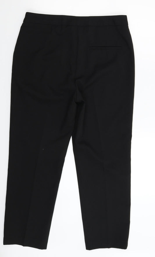 Papaya Womens Black Dress Pants Trousers Size 12 L27 in