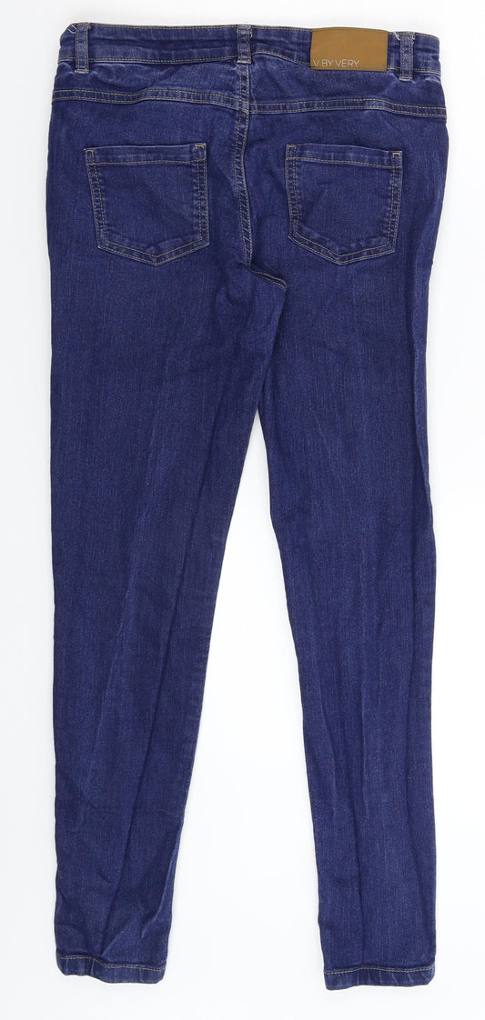 Very Girls Blue Denim Skinny Jeans Size 13 Years