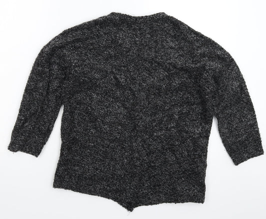 Divided Womens Black Knit Cardigan Jumper Size S