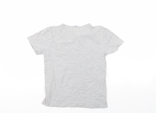 Leciester City FC Boys Grey Basic T-Shirt Size 9-10 Years - Leciester City FC