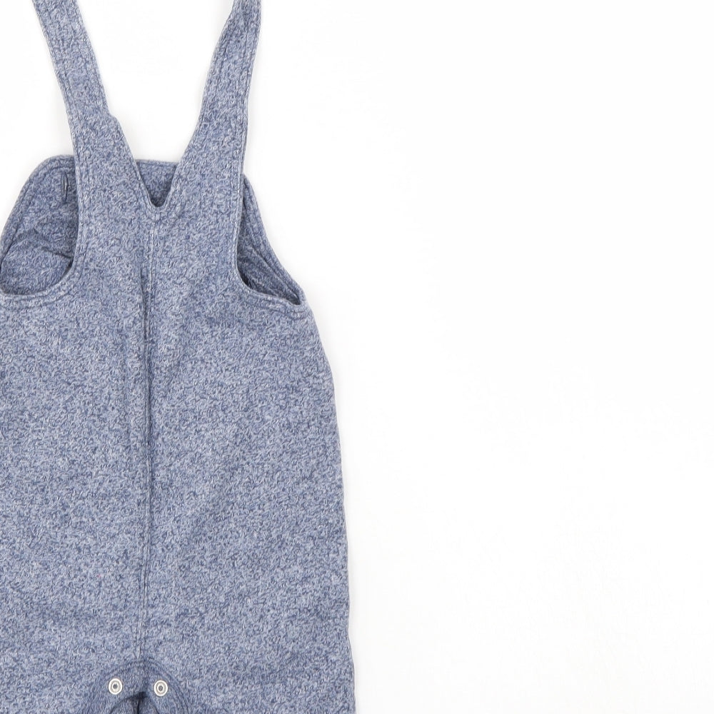 George Baby Blue Romper One-Piece Size 0-3 Months