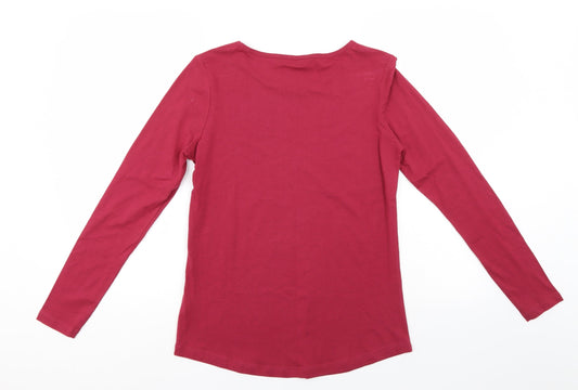 New Look Womens Red Pullover Jumper Size 12