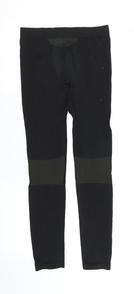 WORKOUT Womens Black Capri Trousers Size M L26 in