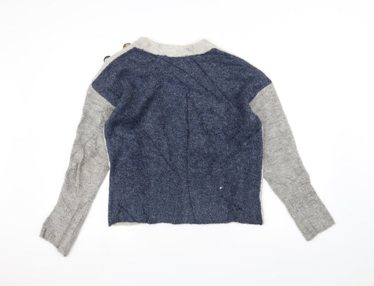Marks and Spencer Womens Blue Pullover Jumper Size S