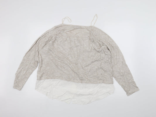 Marks and Spencer Womens White Pullover Jumper Size 20