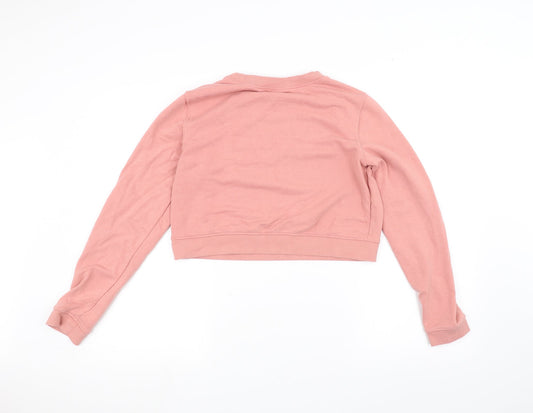 H&M Womens Pink Pullover Jumper Size M