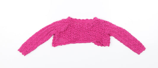Mini B Baby Pink Cardigan Jumper Size 12-18 Months