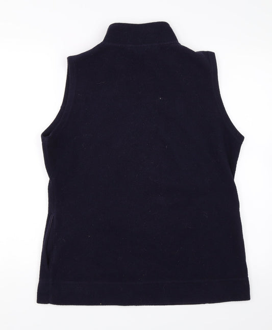 EWM Womens Blue Vest Jumper Size M