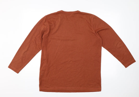 Ze-Ze Womens Brown Pullover Jumper Size M
