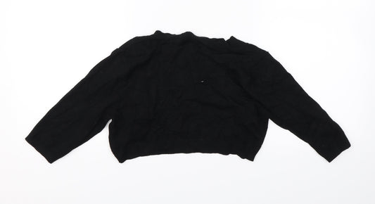 VILA Womens Black Shrug Jumper Size XS