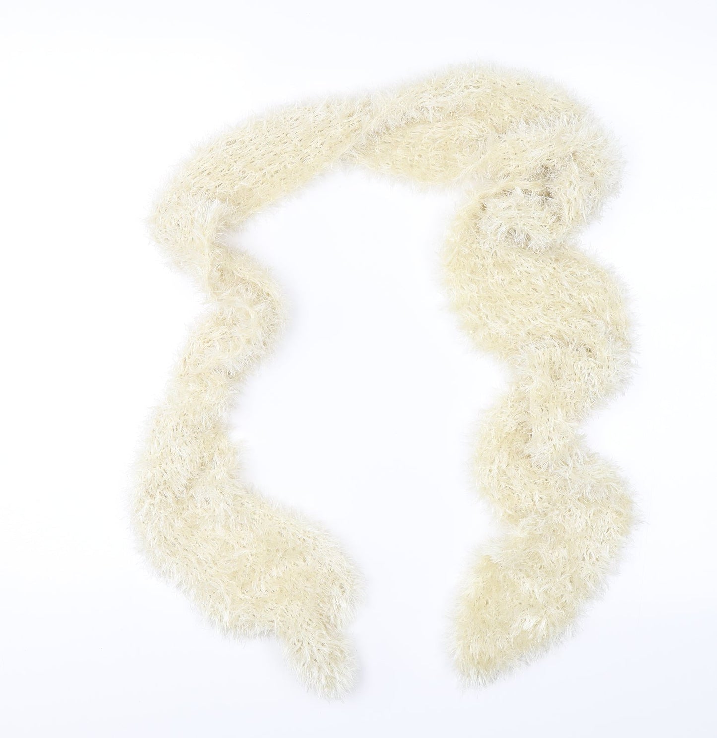 Preworn Unisex White Scarf