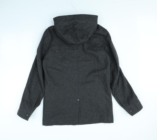 D Code Womens Grey Jacket Coat Size S