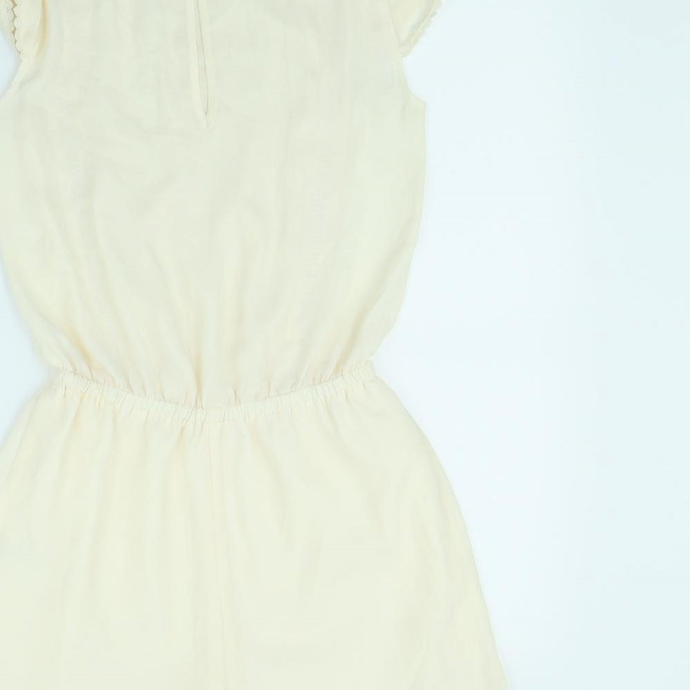 Divided Womens Beige Playsuit One-Piece Size 6