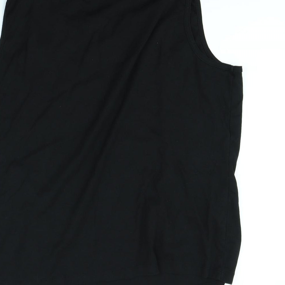 Bonmarché Womens Black Basic Tank Size XL
