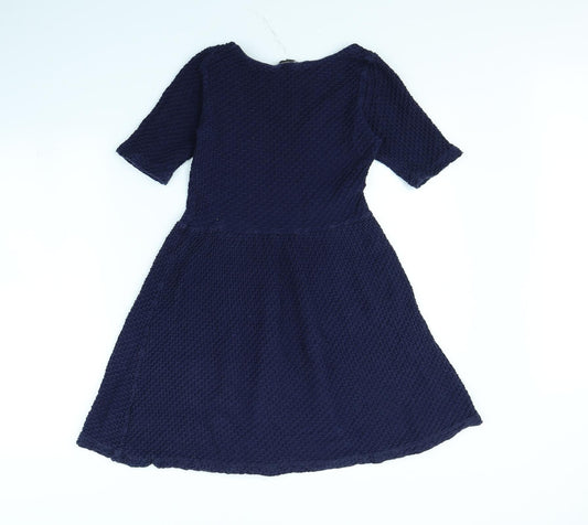 Dorothy Perkins Womens Blue Fit & Flare Size 8
