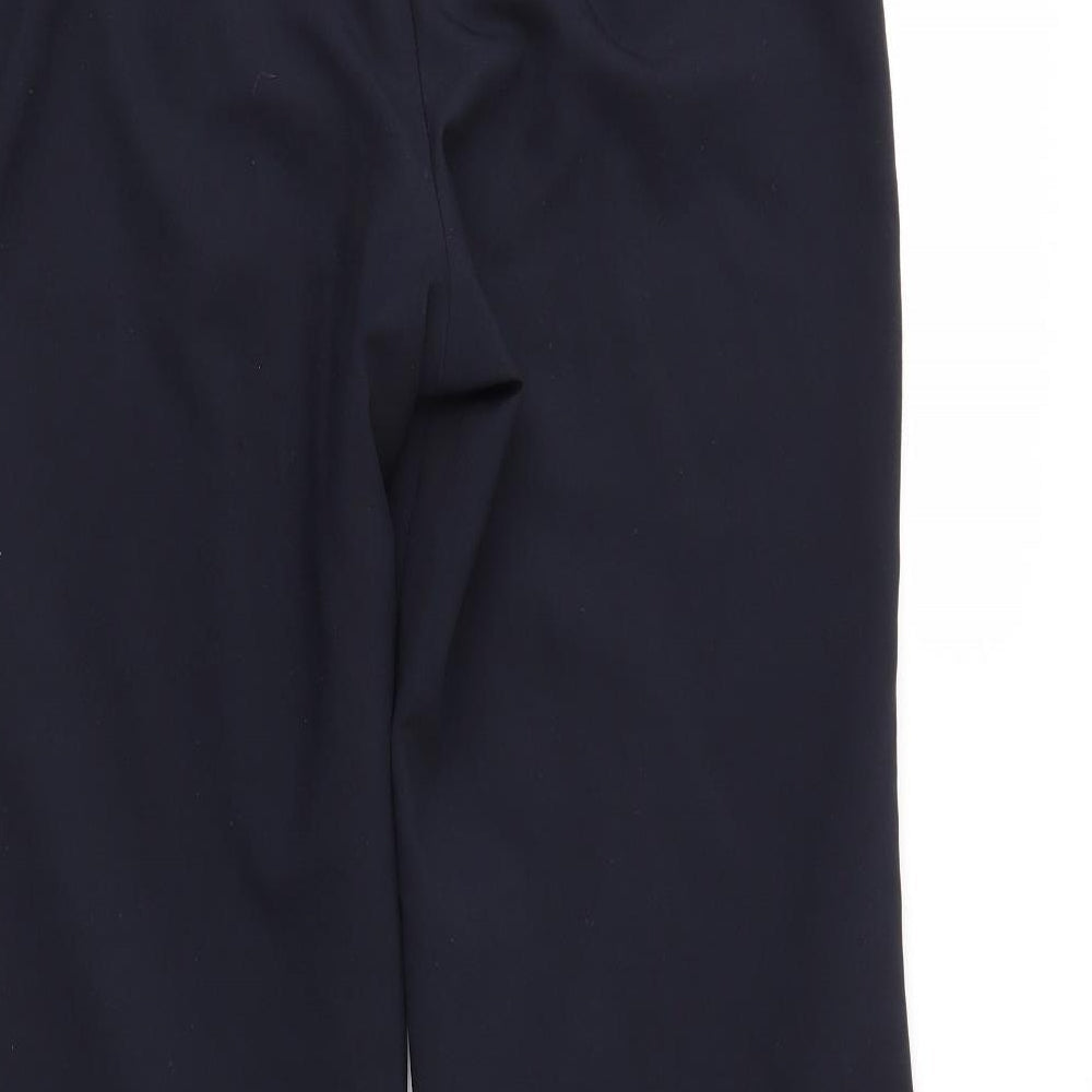 M&S Womens Blue Trousers Size 10 L27 in