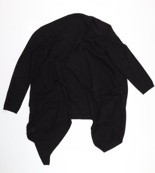 Preworn Womens Black Cardigan Jumper Size 16