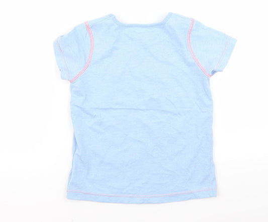 Nutmeg Girls Blue Basic T-Shirt Size 5 Years
