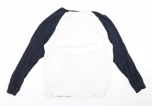 NEXT Boys White Basic T-Shirt Size 12 Years - CHRISMTAS