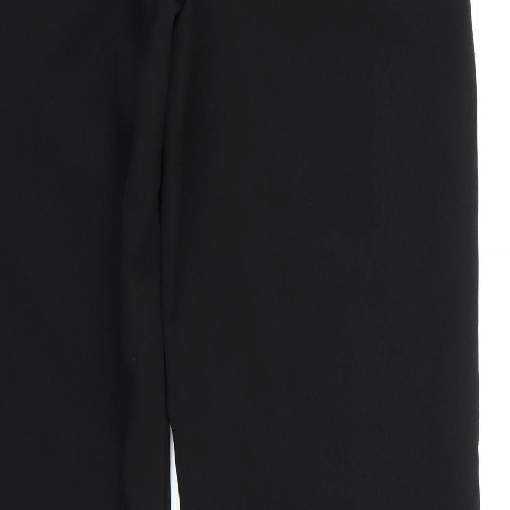 Peacocks Womens Black Trousers Size 10 L29 in