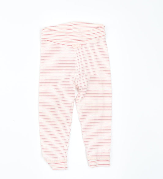 NEXT Girls Beige Striped Pyjama Set Size 6-9 Months - Pyjama Set