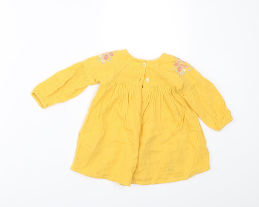 NEXT Girls Yellow A-Line Size 3-6 Months