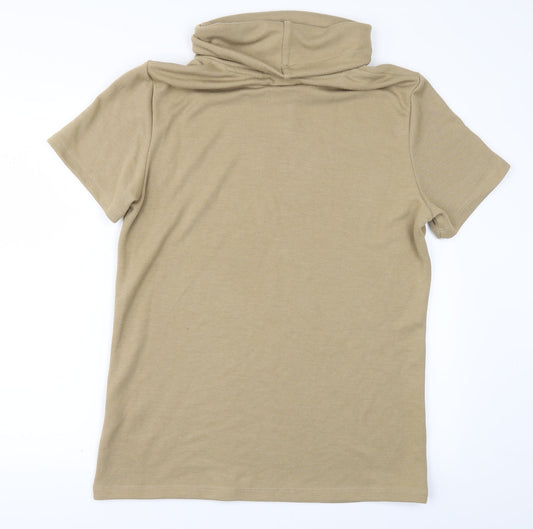 Iconic Womens Beige Pullover Jumper Size M