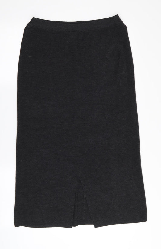 plus collection Womens Black A-Line Skirt Size 14 - Stretch waistband