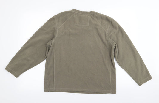 Cedar Wood State Mens Green Pullover Jumper Size S