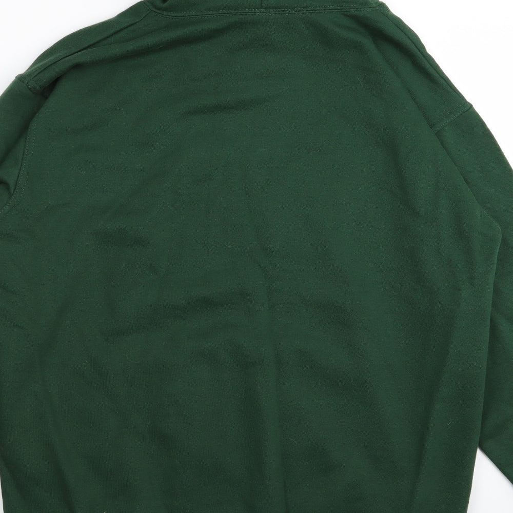 stars and stripes Mens Green Pullover Jumper Size M