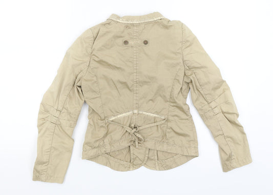 CWF Girls Beige Windbreaker Coat Size 8 Years